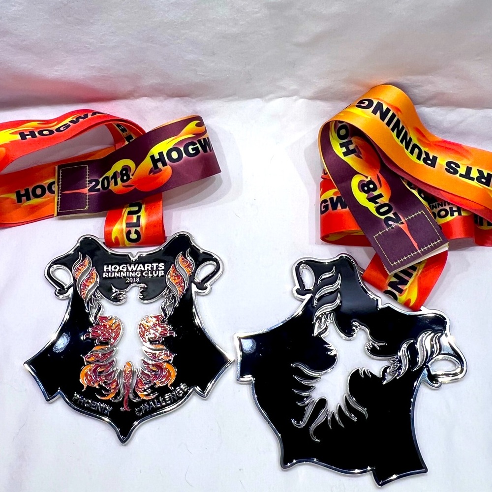 🏅 2018 Hogwarts Running Club Phoenix  Challenge Finishers Medal 🏅